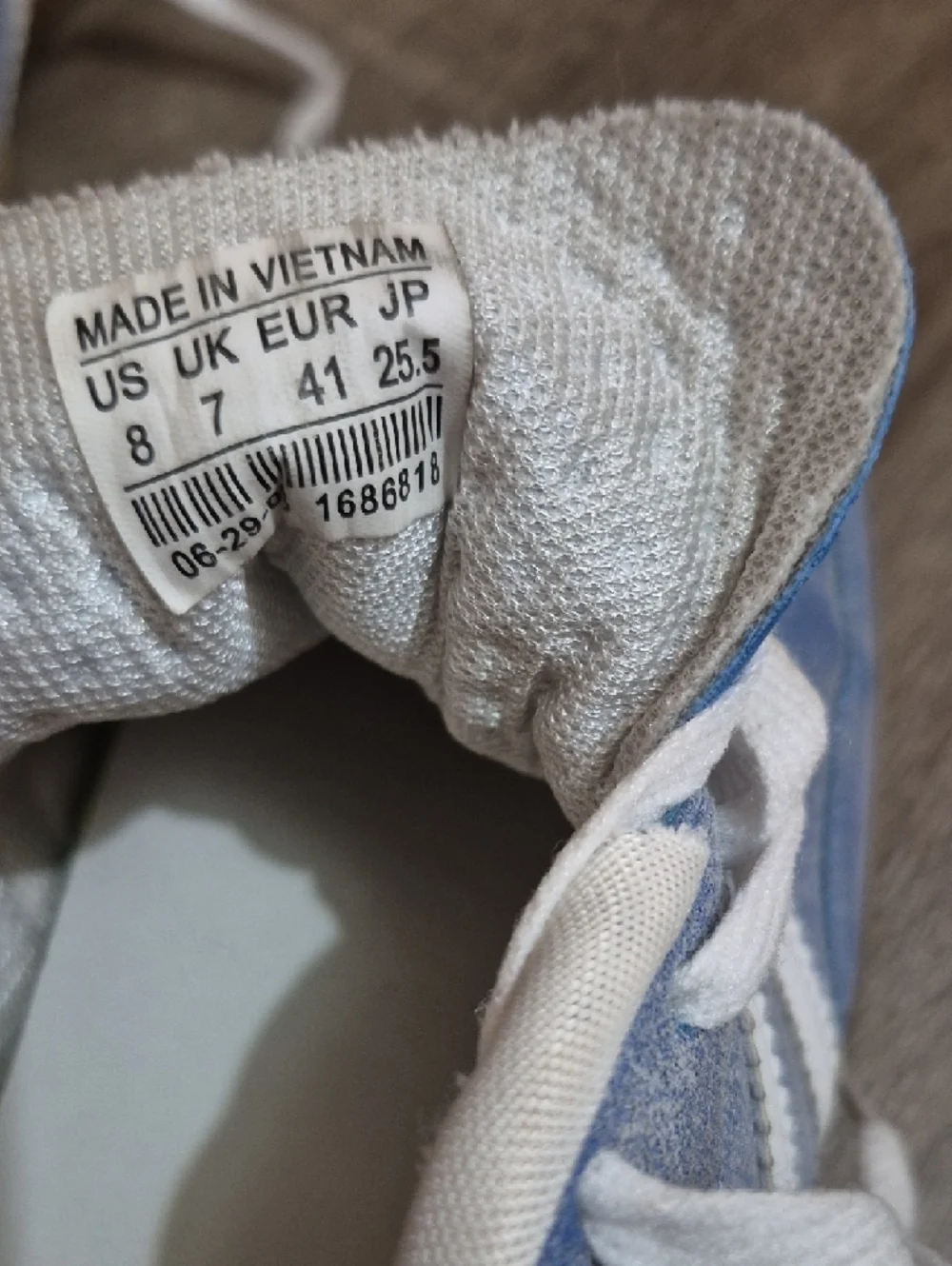 adidas Light Blue and White Women Sneakers